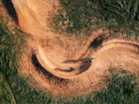 Eagle eye view of MTB paths