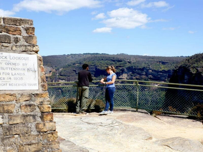 Pulpit Rock lookout, Blue Mountains National Park. Photo: Steve Alton/OEH