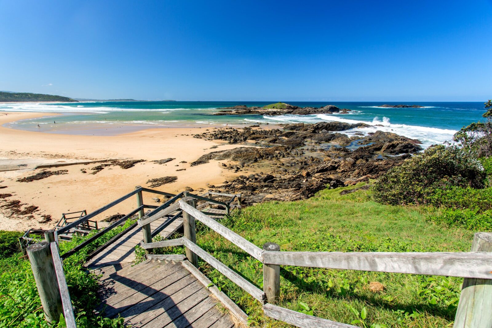 Coming off Sawtell Headland