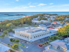 Aerial shot Sawtell RSL