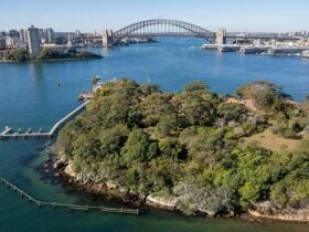 Me-Mel (Goat Island) with the Sydney Harbour Bridge in the distance. Credit: John Spencer ©