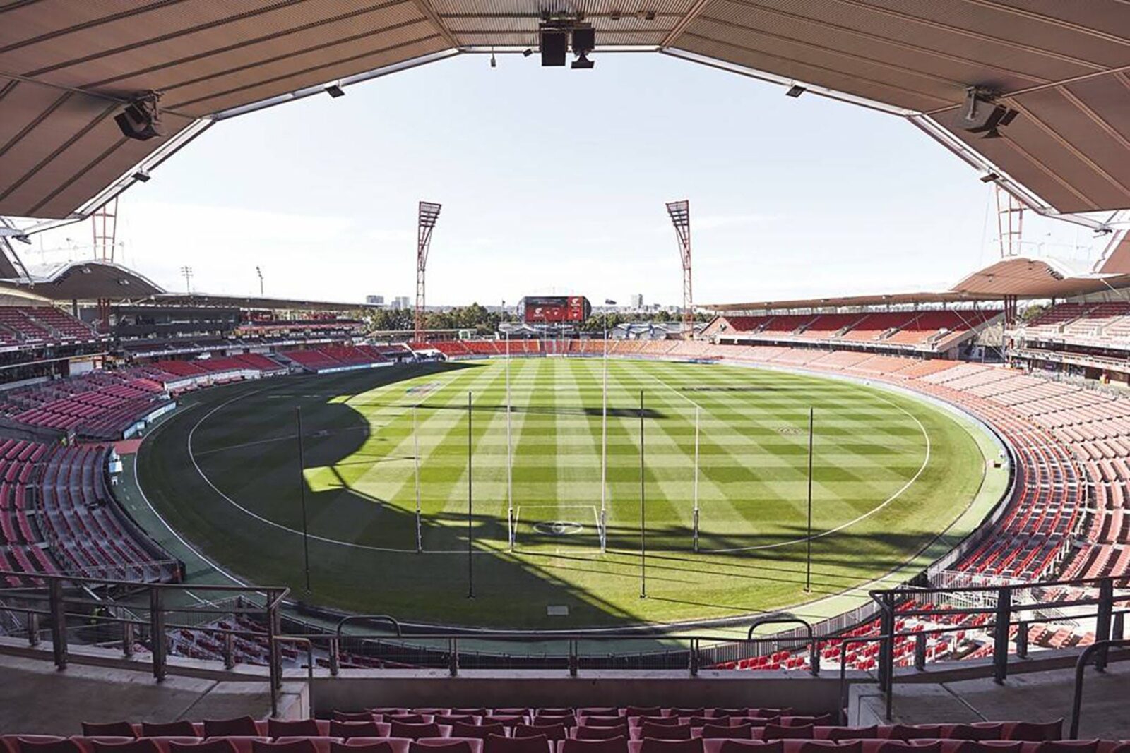 Sydney Showground from undercover