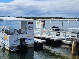 Our BBQ boats the Saucy Seagull and Pickled Pelican are ready at our jetty