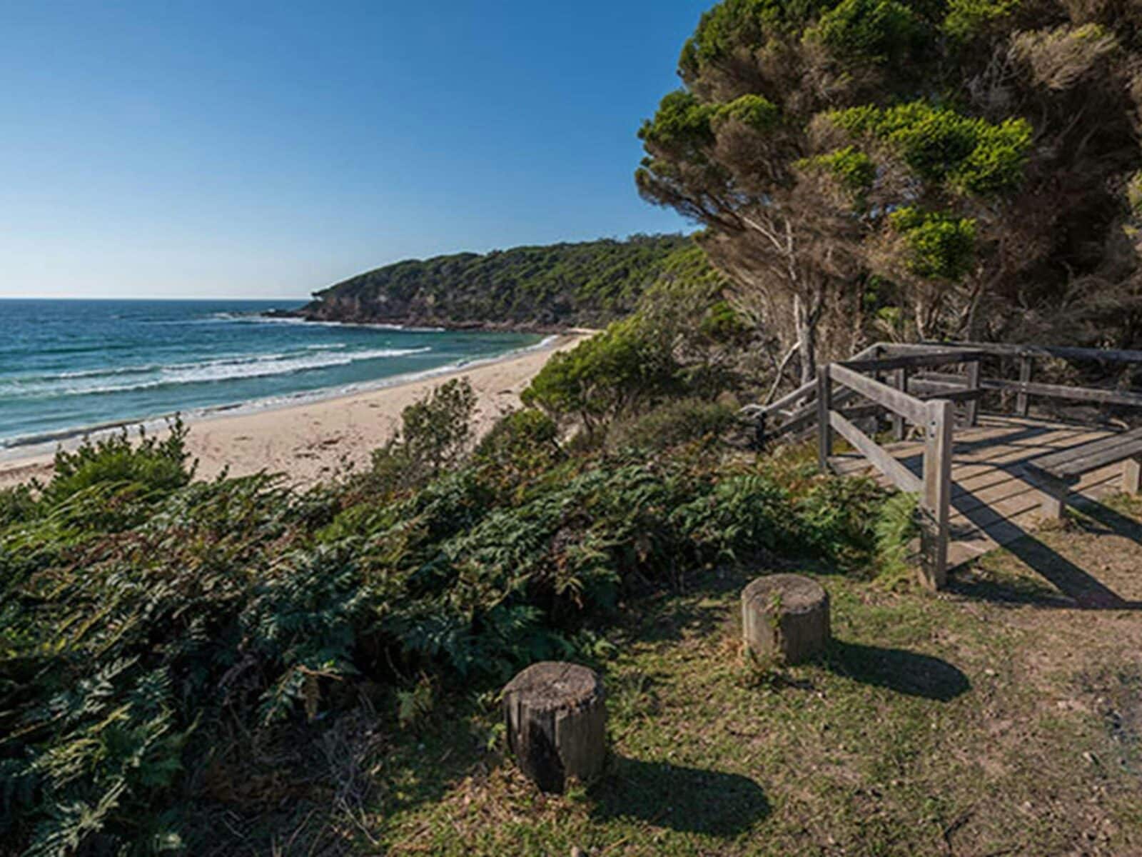 Terrace Beach and Lennards Island, Beowa National Park. Photo: John Spencer © OEH