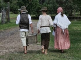 Relax at The Village - re-enactments of times past