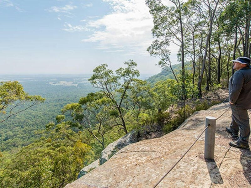 The Narrow Place lookout, Watagans National Park. Photo: John Spencer