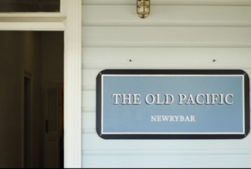 store entrance sign