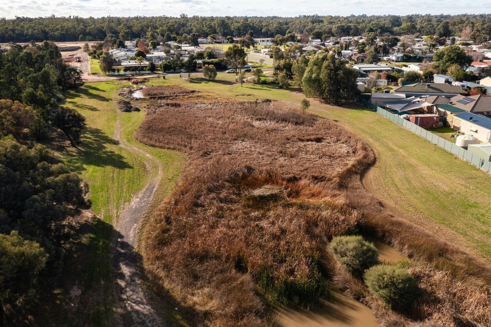 Ariel view of Tiddalik wetlands