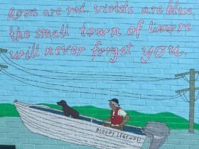 Feature on the mural of the Tinnie Army