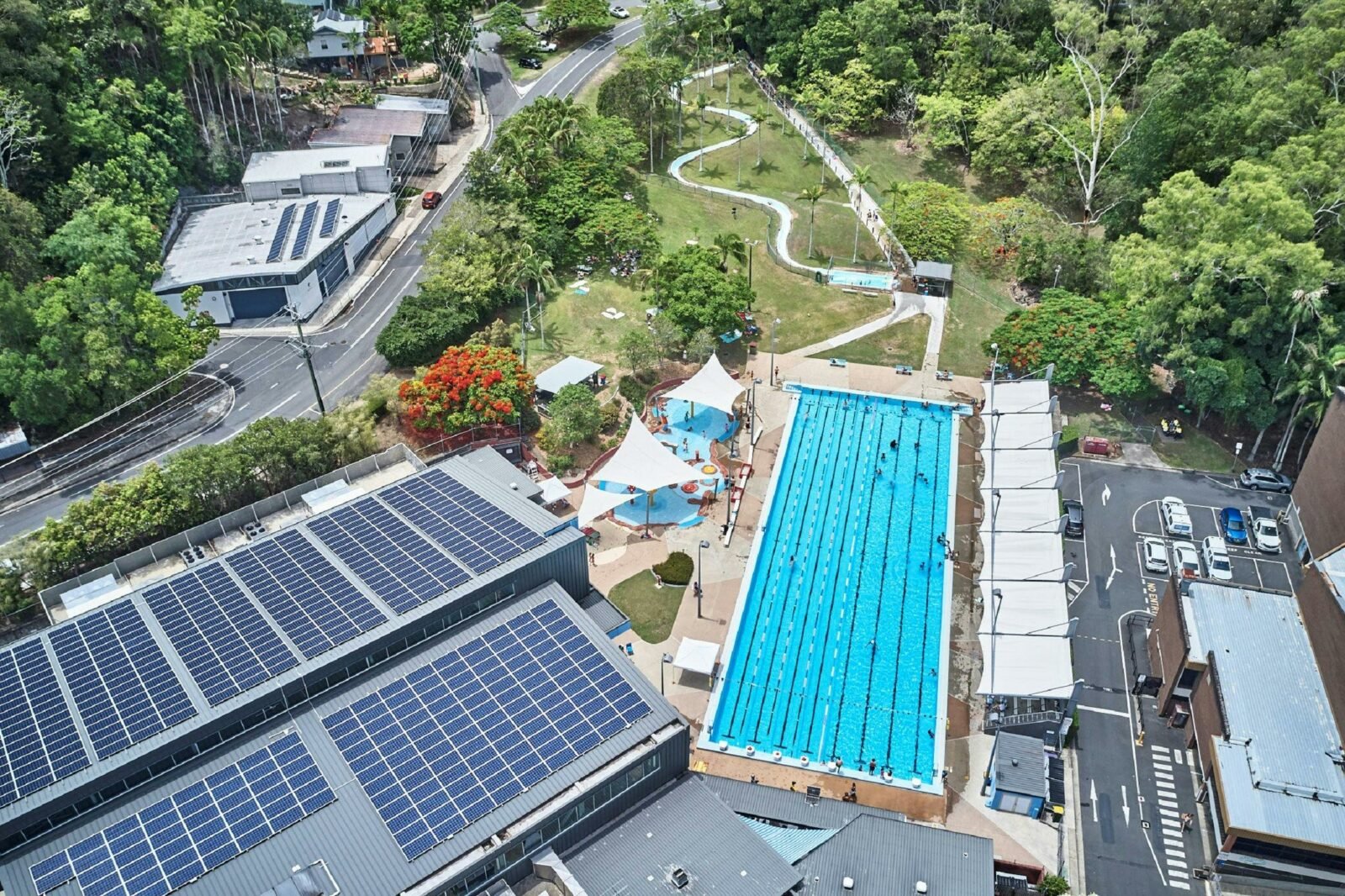 Aerial photo TRAC Murwillumbah