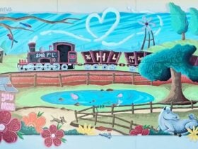 'Wish You Were Here' Mural
