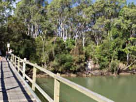 Walkway over Woolgoolga Lake. Photo: Rob Cleary