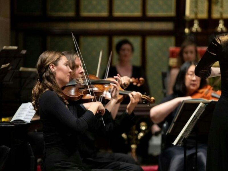 Woman playing violin