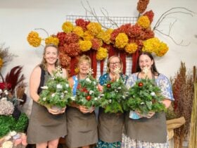 Christmas tree making workshop at sydney Alexandria