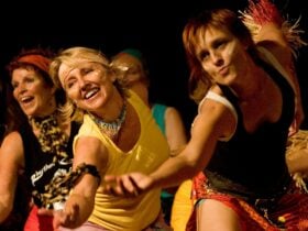 Women dancing