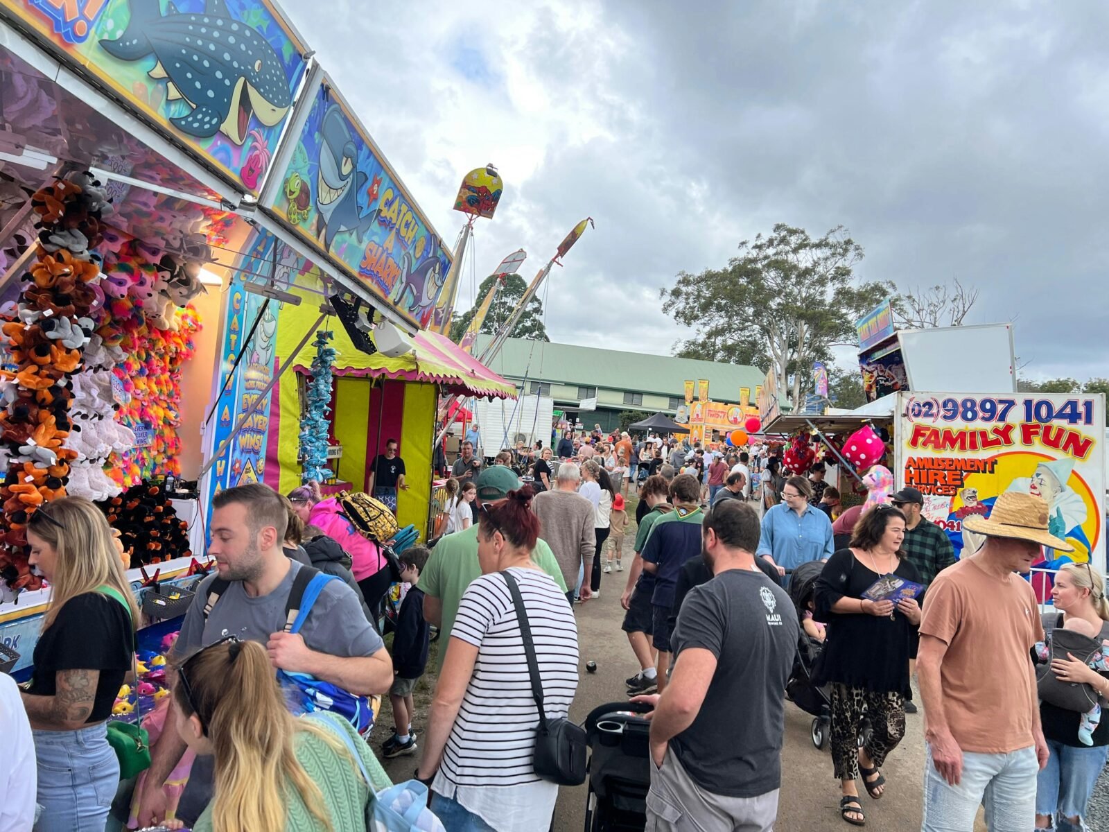 People buying showboats