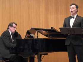 Andrew Goodwin as tenor with John Martin on the piano.