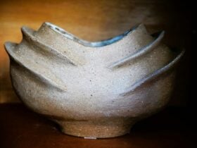 Elena Fletcher- Carter, vessel in feeneys clay dark stoneware