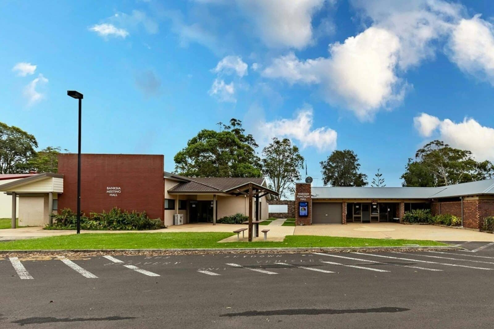 buildings and carpark