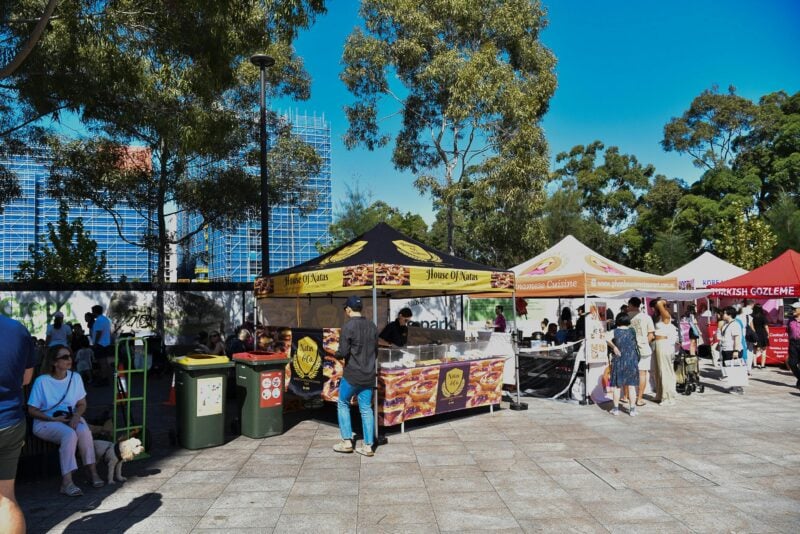Stalls at Green Square