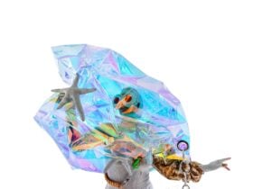 Performer Lauren Booker. Dimensions variable.