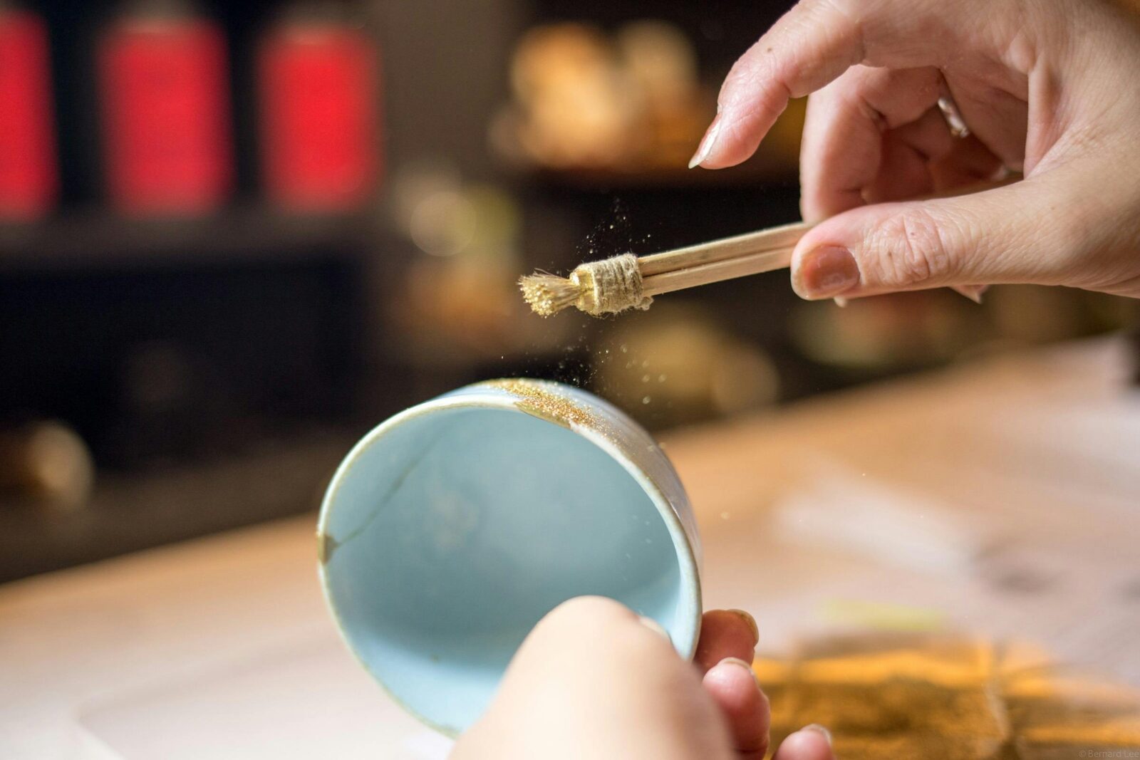 Yoko Kawada using the Kintsugi technique