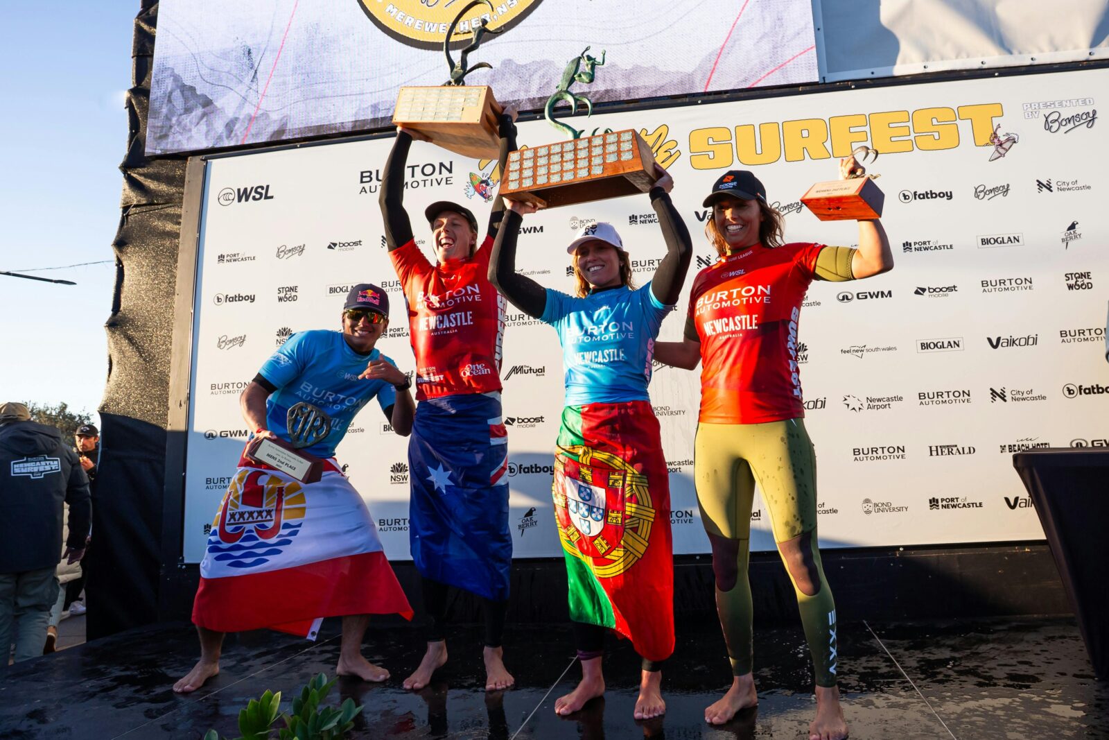 Newcastlle Surfest 2025 presentation of finalists