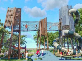 Artist impression of the new playground at Somerville Park