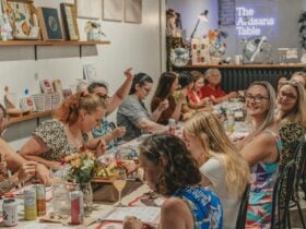 Women enjoying one of the workshops at the Rural Women's Gathering
