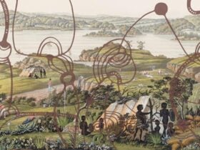 Panoramic views of Port Jackson (detail), Major James Taylor, artist; R Havell & Sons, engraver; c18
