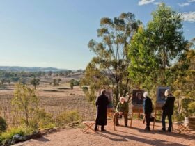 Portrait Art workshop in rural setting