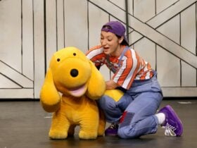 An actor and a puppet