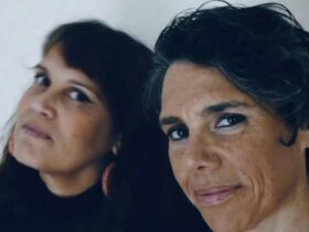 Stiff Gins. Two beautiful women looking into the camera