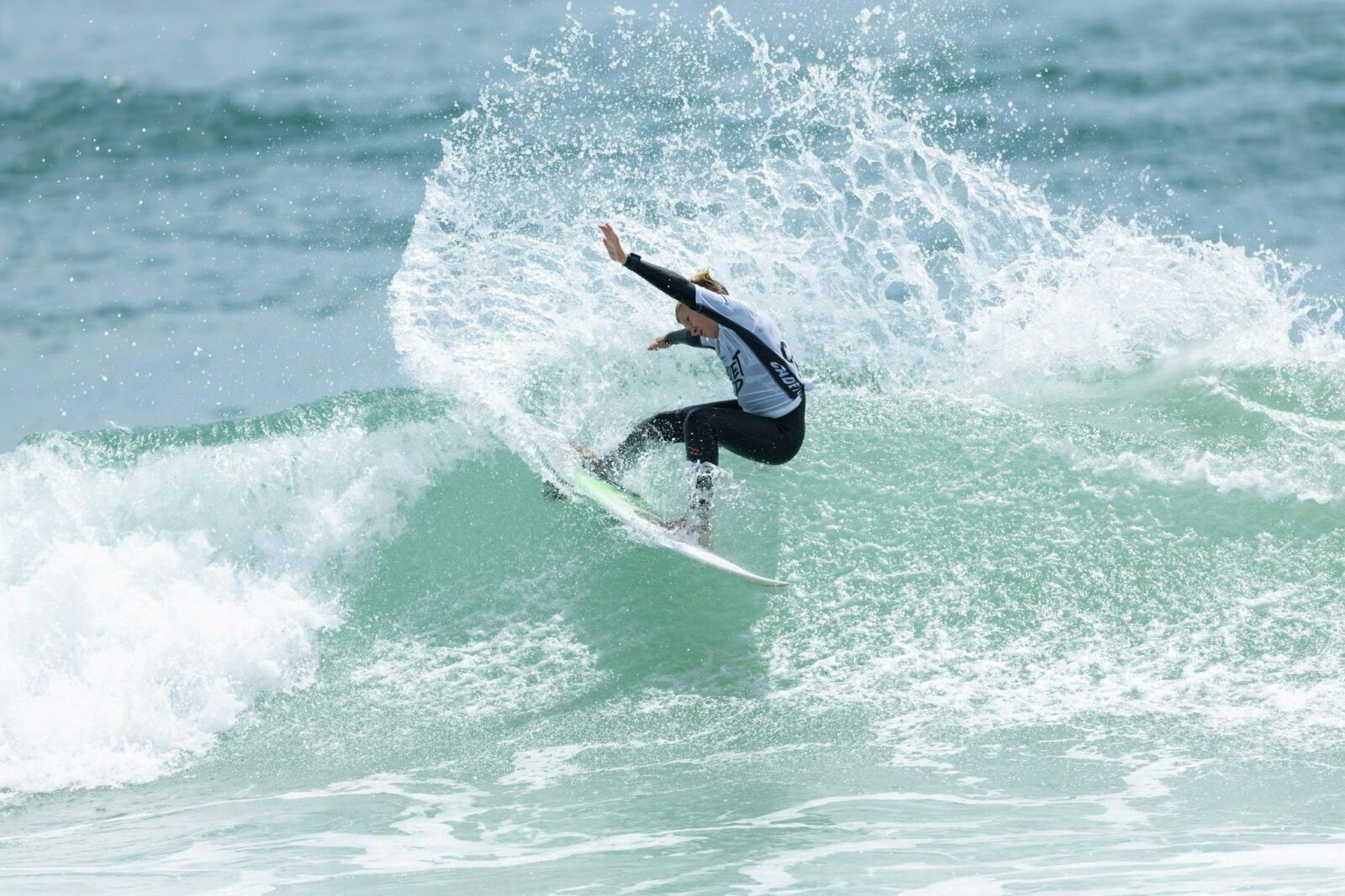 Young surfer