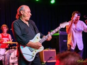 The Radiators performing to a live audience