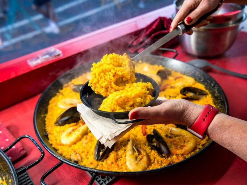 Paella at The Rocks Market