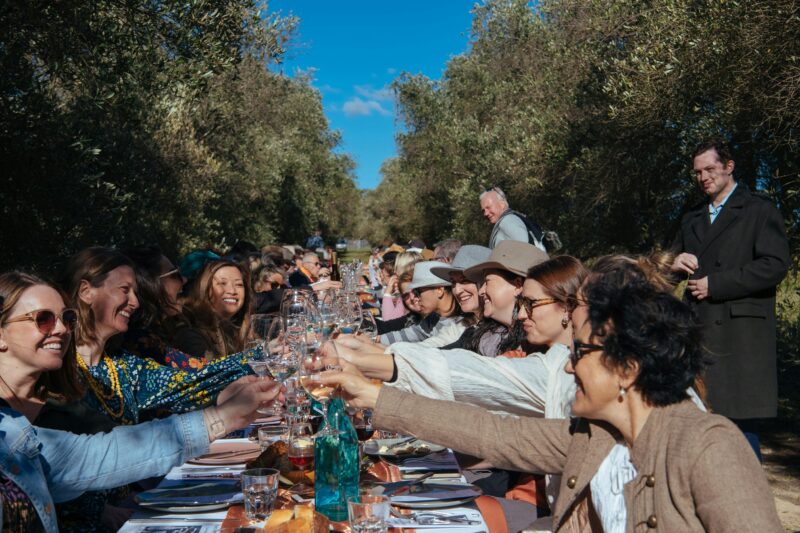 Long table lunch