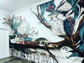 Bean 2 Bargo - Mural by Joe Quilter