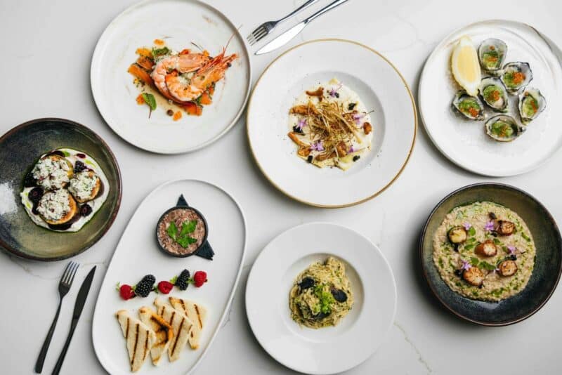 Bistro Manly food spread