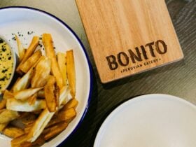 Cassava chips at Bonito Peruvian