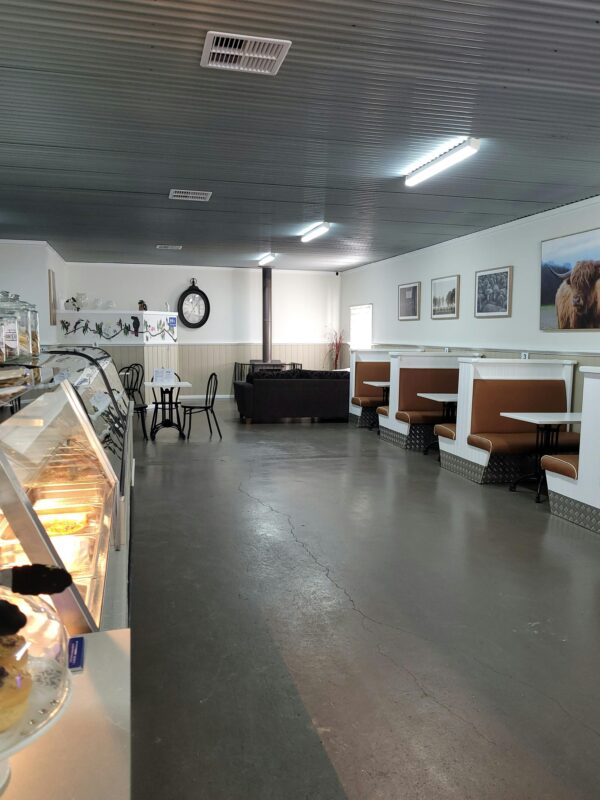 Interior of Brick Kiln Cafe Seating