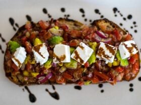 Avocado Brushetta