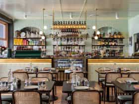 Interior of the cafe