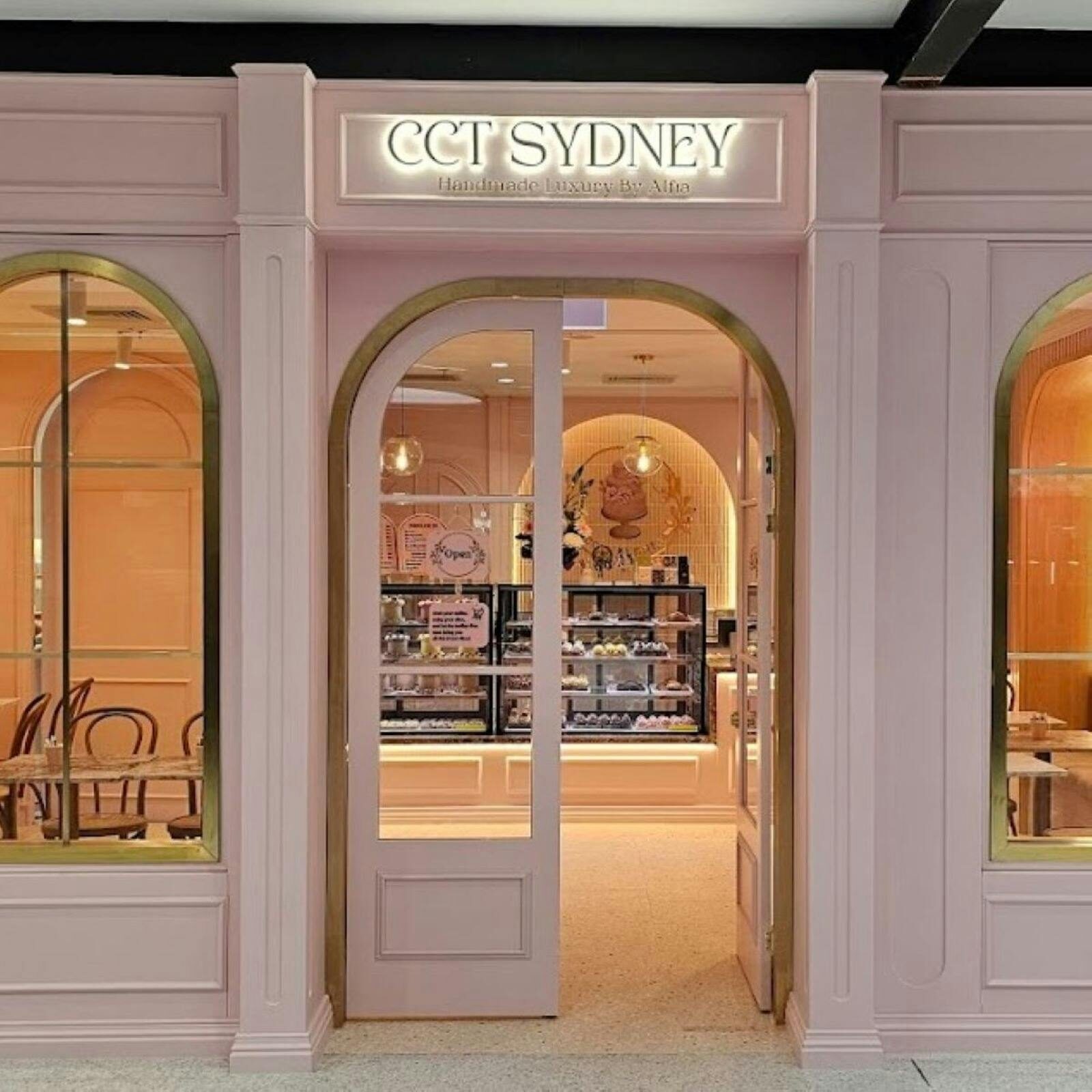 Pink shopfront for CCT