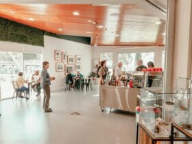 Cafe space within MAC yapang art gallery