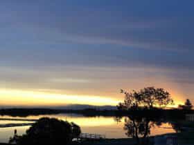 A view from the outdoor deck
