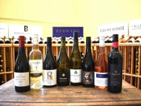 Various bottles of all Hilltops Wine Association members.