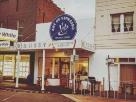 Front of Hussy's establishment