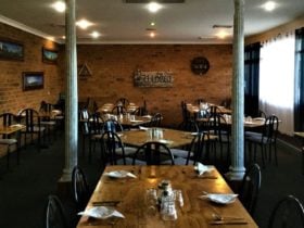 Interior of restaurant