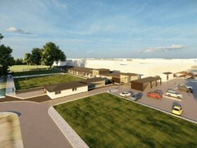 Artist impression of the club--due to be completed Nov 2024